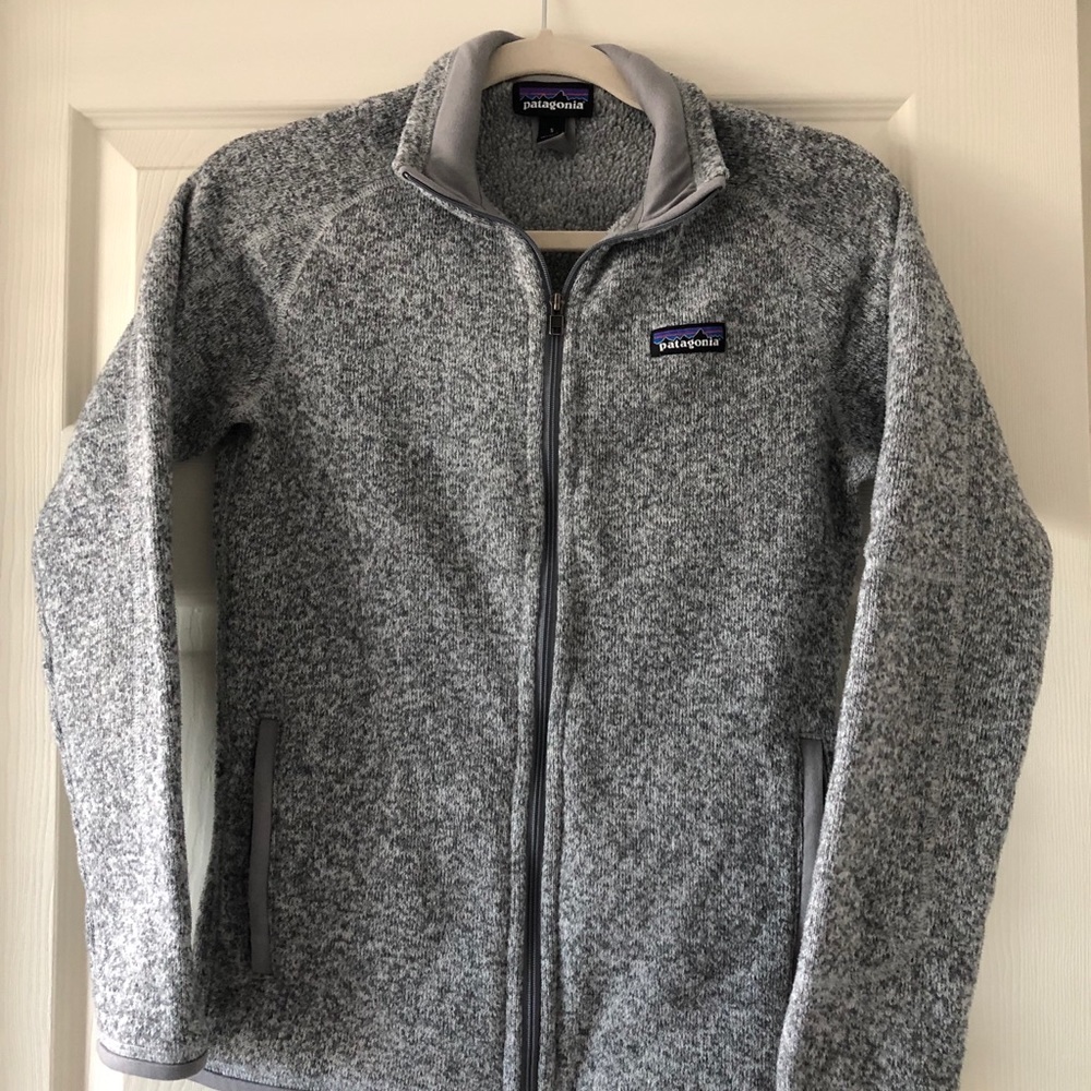 Patagonia grey zip up jacket Size S
